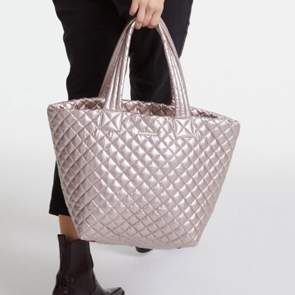 MZ Wallace Medium Metro Tote - Rose Metallic